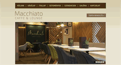 Desktop Screenshot of macchiato.hu